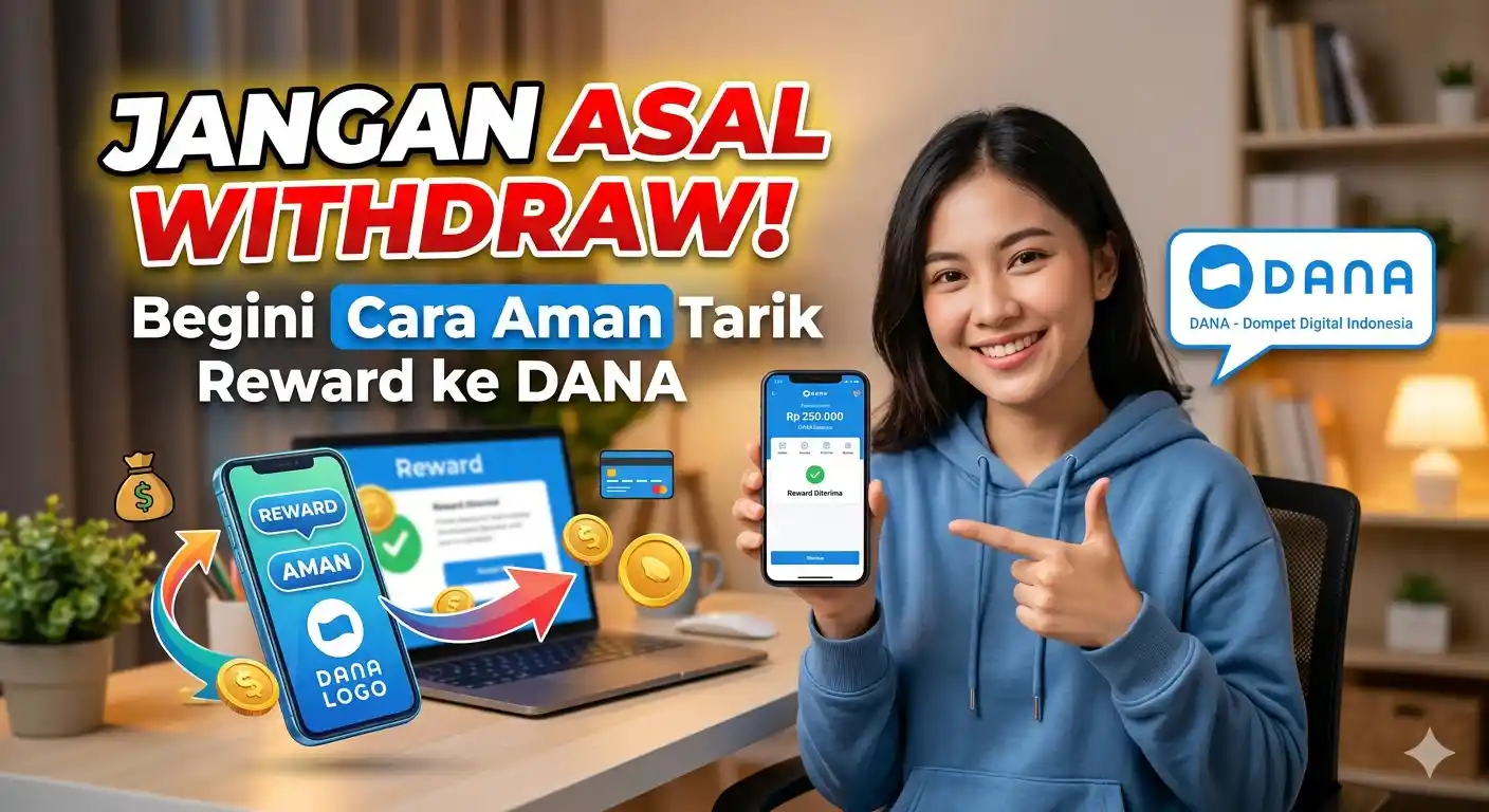 Jangan Asal Withdraw! Begini Cara Aman Tarik Reward ke DANA